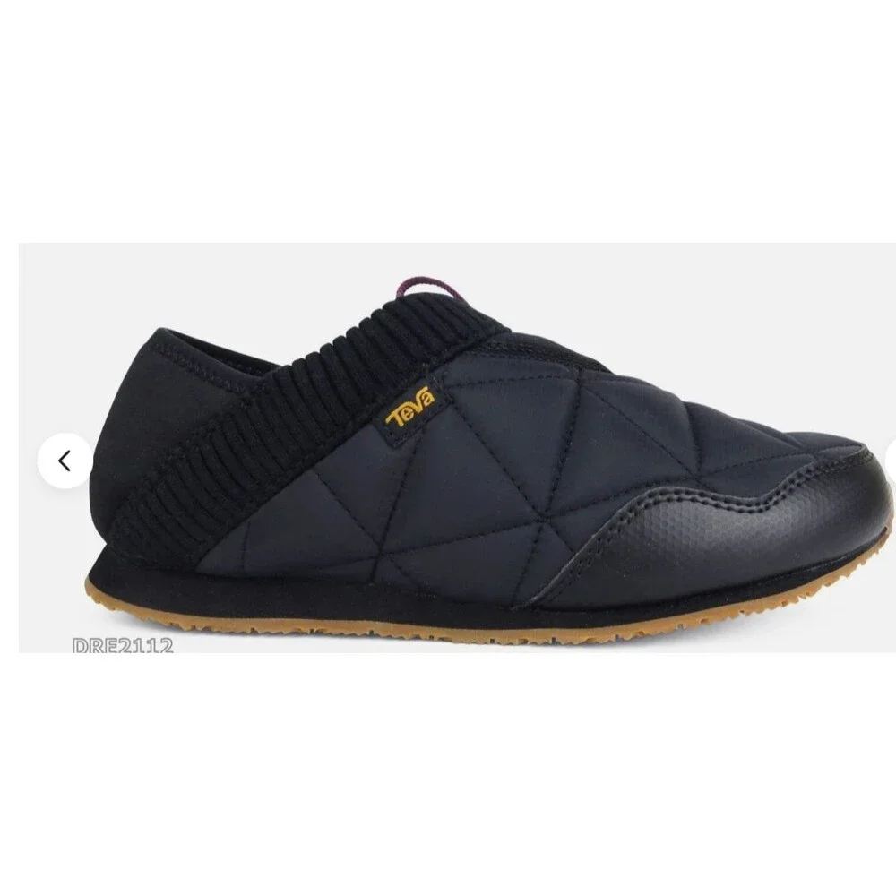 Teva Ember Moc Black Shoes Unisex Men 7 Women 9 EU 40